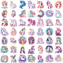 50PCS Fun Cartoon Unicorn Graffiti Stickers Scrapbooking Collage