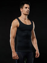 2/1Men's Compression Body Shaper Tank Top, Slimming Vest