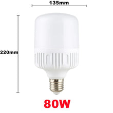 100W E27 LED Screw Mouth Light 220V High Brightness Light Bulb White