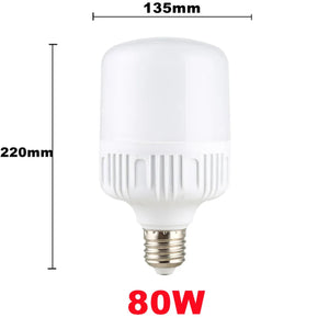 100W E27 LED Screw Mouth Light 220V High Brightness Light Bulb White