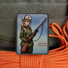 Manga Mosinka Tactical Patch with Morale Badge Military Army Armband Backpack Sticker Printed Hook and Loop Patches for Clothing