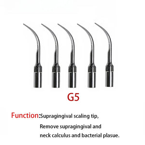 5Pcs/Pack Dental Scaler Tips Ultrasonic Scaler Tip Fit EMS Woodpecker