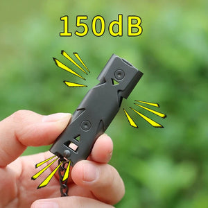 150DB Double Tube High-frequency High Decibel Survival Whistle Outdoor