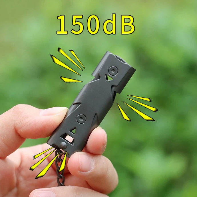 150DB Double Tube High-frequency High Decibel Survival Whistle Outdoor