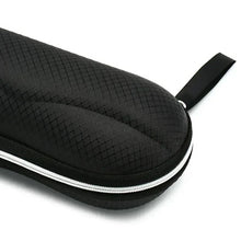1pc Portable Sunglasses Case Protector Oxford Cloth Hard EVA Zippered