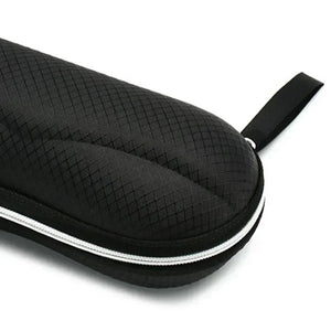 1pc Portable Sunglasses Case Protector Oxford Cloth Hard EVA Zippered
