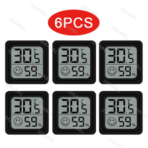 4pcs Digital Thermometer Hygrometer Indoor Mini Temperature LCD