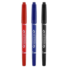 5/10 Pcs Twin Tip Permanent Marker Black/Blue/Red Oil Marker Pen Fine