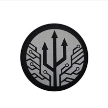Morale printing Reflective Fabric Laser Cut SCP Foundation Art Icon Armband With Backpack Hook&Loop patches for clothing