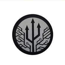 Morale printing Reflective Fabric Laser Cut SCP Foundation Art Icon Armband With Backpack Hook&Loop patches for clothing