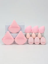 12-Piece All-Purpose Makeup Sponge Set, Made of 3 Loose Powder Puffs,