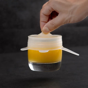 6Pcs/Set Transparent Silicone Kitchen Utensils Fresh-keeping Stretch