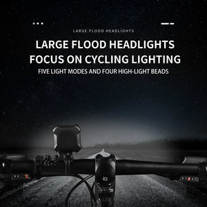 Bicycle Electronic Bell Bicycle Light Scooter E-bike Trumpet Alarm