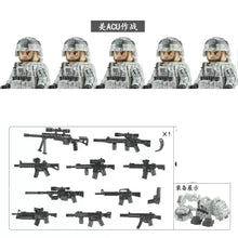 Military Bandits SWAT Police Special Forces Building Blocks Mini Action Figure Bricks Toys