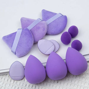 12/14Pcs Makeup Sponge Cosmetic Puff Foundation Sponges Blender Beauty