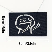 1pc Tactical Patches IR Infrared Reflective Morale Patches on Backpack Vest Clothing Outdoor Badges Hook&Loop