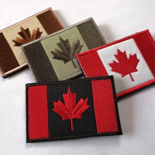 Canada Flag Patch Maple Leaf Flag 4-color Embroidered Flag Tactical Military Patches Army Applique Stripe Badge