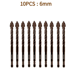 10/7PCS Serrated Drill Bits Set High Strength Special Serrated Twist
