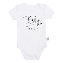 Pregnancy Reveal Baby Coming Soon 2027 Announcement Newborn Baby Bodysuit Romper Funny Boys Girls Outfits