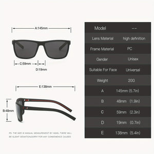 1/2PCS Sunglasses Men Polarized Women UV400 Sun Glasses Fishing