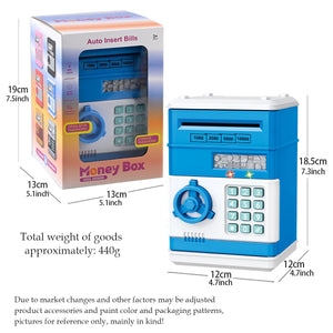 ATM Password Piggy Bank, Electronic Kids Money Bank Coin Can Auto