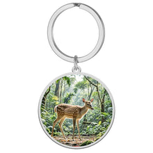 Print Demand Photo Keychain Personalized Custom Gift For Women Men Mother Father Dad Kid Child Family Stainless Steel Key Ring