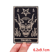 Animal Tarot Embroidery Patch Iron On Patches For Clothing Thermoadhesive Patches Cartoon Cat Patches On Clothes Sewing Stickers
