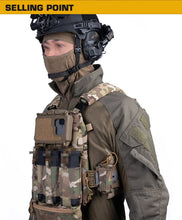 2th Gen Tactical Phone Case Universal Phone MOLLE Holder Pouch for Map Navigation Airsoft Hunting Vest Plate Carrier Accessory