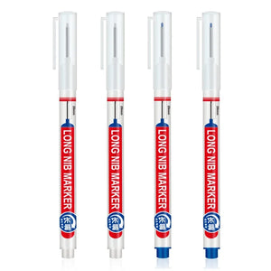 4Pcs/Set 20mm Deep Hole Long Nib Head Markers For Metal Perforating