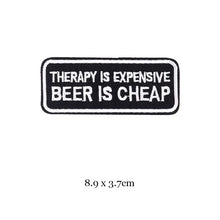 DIY Black White Words Letter Patches For Clothing Embroidered Badge Rock Hippie Iron On Clothes Sticker Badge Appliques Stripes