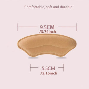 8-Pack Heel Pads for Too Big Shoes Self-Adhesive Heel Protectors Heel