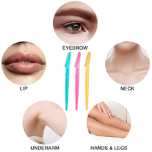 10/40Pcs Eyebrow Trimmer Face Blade Shaver Portable Eye Brow Epilation