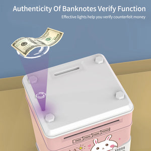 Electronic Piggy Bank MINI ATM Saving Box with Password Simulated