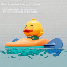 1 Pc Little Yellow Duck Kayak Toy Swimming Pool Bathroom Toy 1 Pc