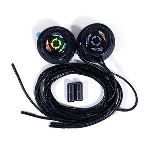 1pair Metal Wire Swivel Automatic Buckle Rope Sneaker ShoeLaces for