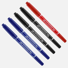 5/10 Pcs Twin Tip Permanent Marker Black/Blue/Red Oil Marker Pen Fine
