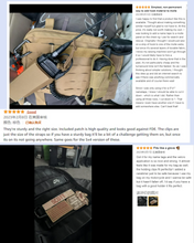 Molle Patches Attachment Hook&Loop Panel DIY Badges Patch Display Holder Board Bags Backpack Vest Converter Ribbon Adapter