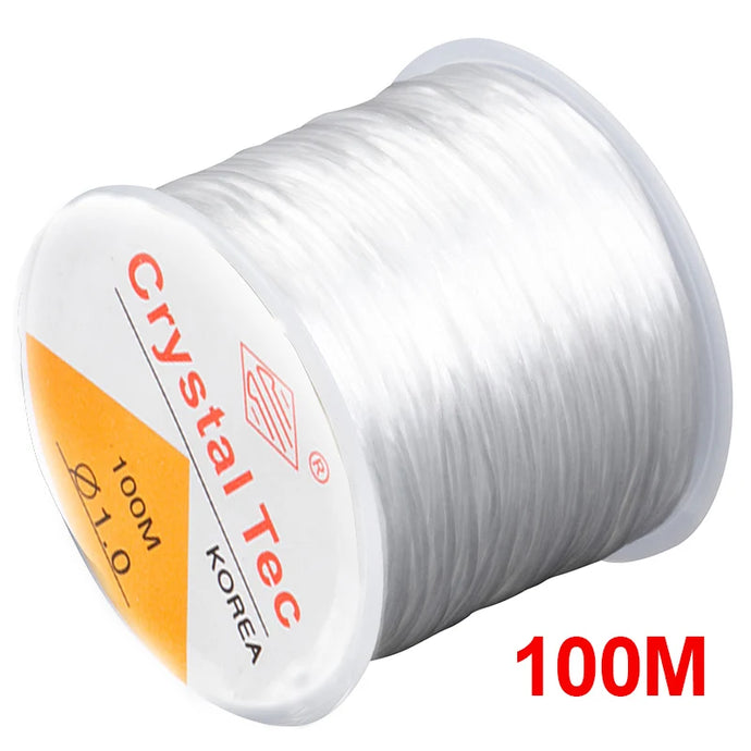 100m Strong Elastic Crystal Beading Thread Cord Jewelry Making