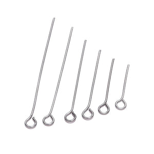 100Pcs/Lot Stainless Steel Headpin Diy Jewelry Accessories Earrings