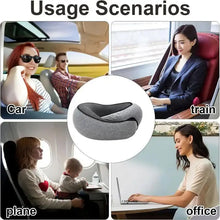 Travel Neck Pillow Memory Foam U-shaped Pillow Snail Style Travel Neck