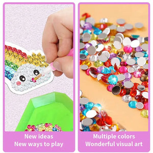 DIY 12 Stickers Diamond Paintings Kit Create Arts Education Craft