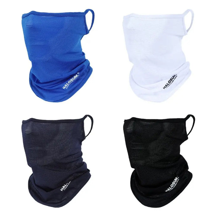 Ice Silk Sunscreen Mask Breathable Summer Cycling Headwear Moister