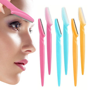10/40Pcs Eyebrow Trimmer Face Blade Shaver Portable Eye Brow Epilation