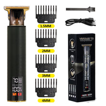 T9 LCD Electric Hairdresser Oil Shaving Head Electric Pusher Carving