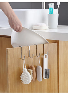304 Stainless Steel Hook Free Punching Double S-Shape Hook Kitchen