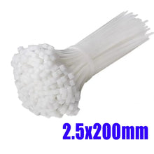 10-1000 pcs plastic clamping collar rilsan Cable ties clamp greenhouse