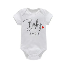 Baby Coming Soon 2026 Announcement Newborn Baby Bodysuit Romper Funny Boys Girls Outfits Body Pregnancy Reveal Clothes