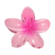 8cm Boho Gradient Large Flower Acrylic Hair Clip for Women Sweet Hair