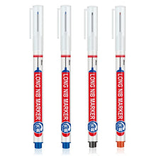 4Pcs/Set 20mm Deep Hole Long Nib Head Markers For Metal Perforating