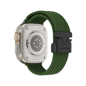 Braided Solo Loop Strap For Apple Watch band 44mm 45mm 46mm 40mm 41mm